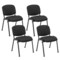 Set Of 4 Office Guest Chair Stackable Reception Chair Waiting Conference Room